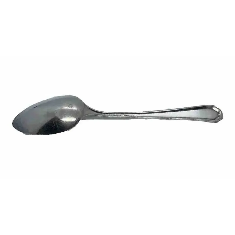 1922 Oneida Community Silver Plate 5 7/8” Teaspoon Beverly Pattern No Monogram